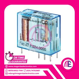 Finder 40.62.7.024.4000 PCB relay 24 V DC 10 A