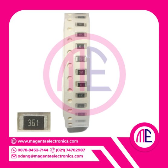 Resistor 361 - 360 Ohm 1/4W Smd1206