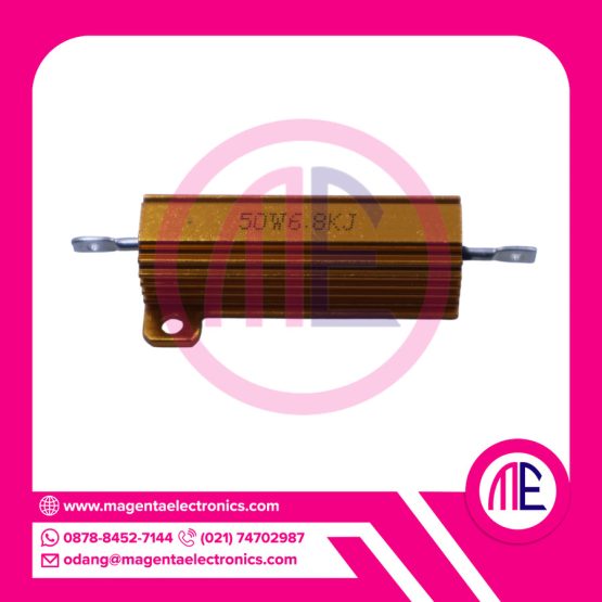 50W6.8KJ (50W 6.8K OHM 5%) RX24 RESISTOR WIREWOUND GOLD