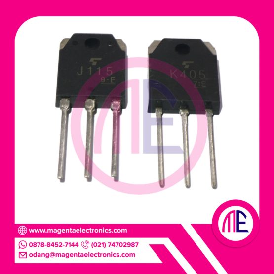 K405 - 2SK405 + J115 - 2SJ115 TO-3P - 1 SET