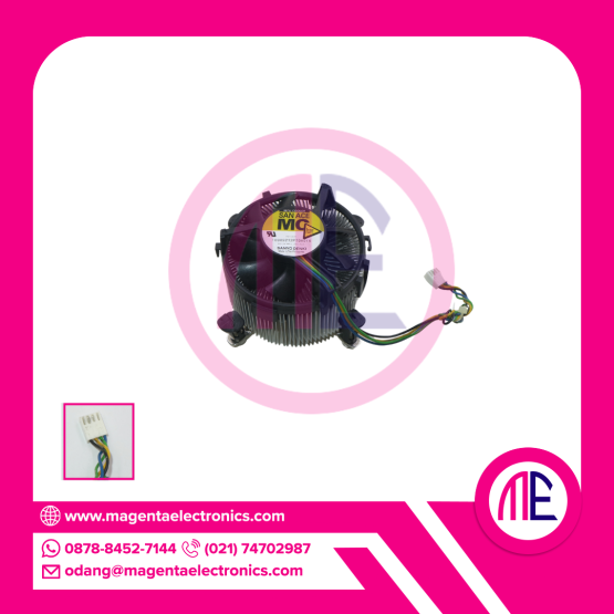 109X9212PT0H016 DC12V 0.28A FAN (4 CABLE - 8.6x8.6x3.6cm)