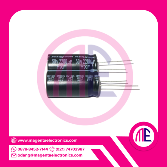 2200uF 50V DIP2 (L= 3.6 cm W= 1.8 cm)
