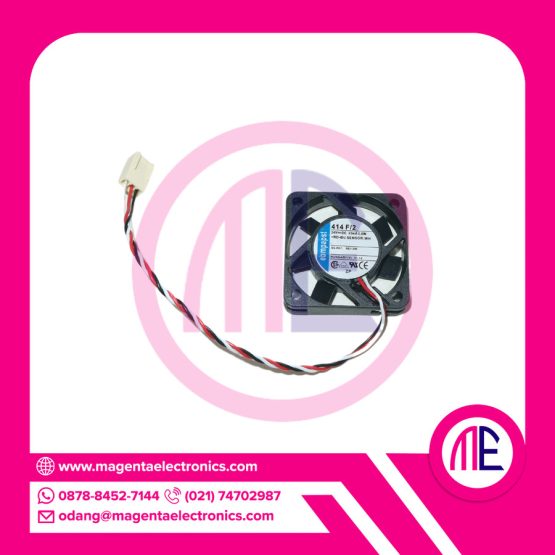 414F/2 24VDC 33mA 0.8W embpapst FAN (3 CABLE - 4x4x1cm)