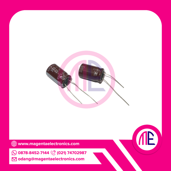 22uF 350V DIP2 (L= 2 cm W= 1.2 cm)