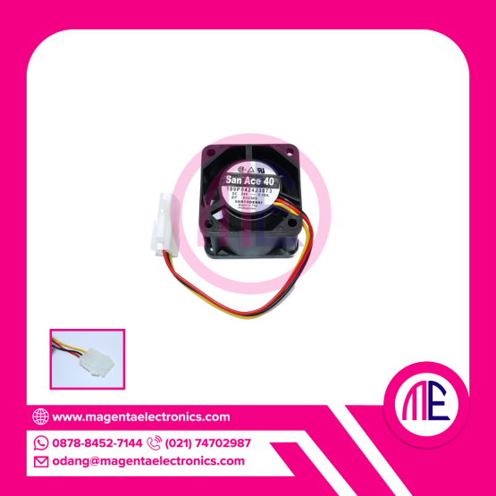 109P0424J3073 DC24 0.18A FAN (3 CABLE - 4x4x2.8 cm)