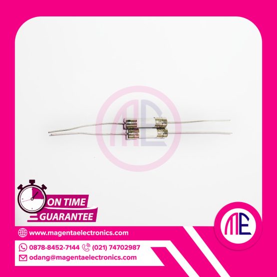 6.3A 250V - 6.3AL250V Fuse Dip Ceramics (L= 2 cm W= 0.5 cm)