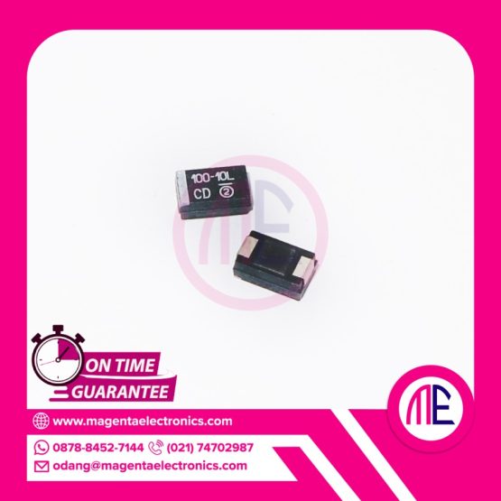 100-10L - 100uF 10v smt593d