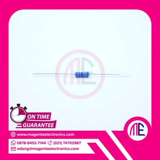 Resistor 56 Ohm 1/2w (Setengah) 1% Dip - Biru