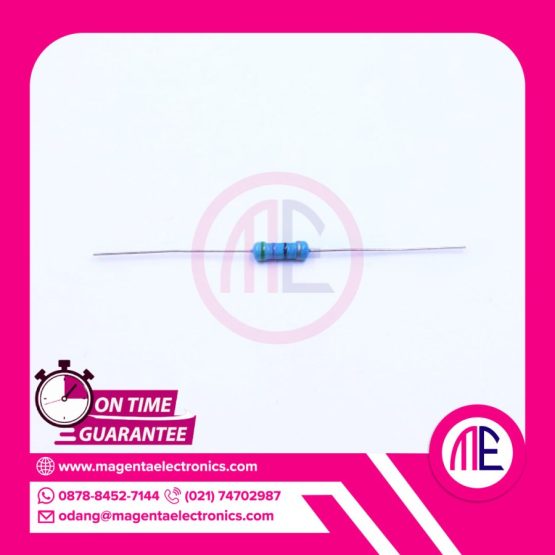 Resistor 56 Ohm 1/2w (Setengah) 5% Dip - Biru