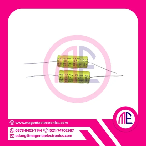 Capacitor 16uf 100v 12.5x30mm