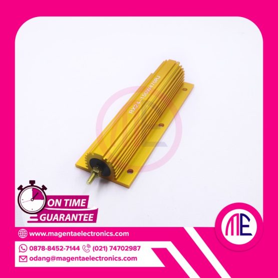 Rx24-150w-470RJ (150w 470 Ohm 5%) Resistor Wirewound Gold
