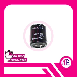 470uF 400V 85c DIP2 (L= 4cm W= 2.7cm)