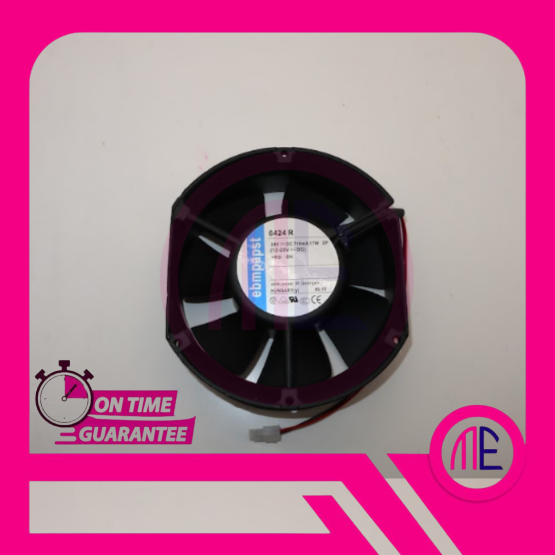 6424R 24VDC 710mA 17W (12-28VDC) FAN (2 CABLE - 17.2x17.2x5cm)