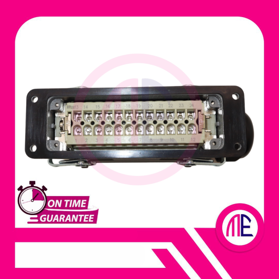 HDC-HE-024-F 16A 500V 6KV 24PIN HEAVY DUTY CONNECTOR