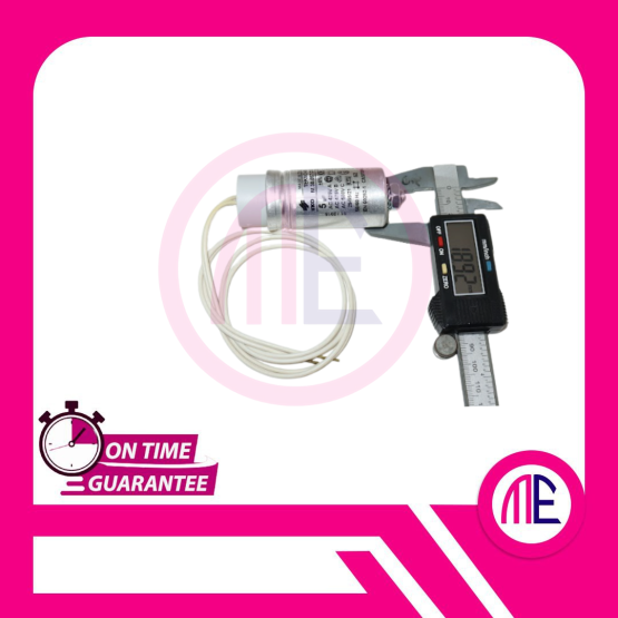 TEKNO 45 M.30.057.CS.5 5uF 5% 50-60Hz - 6.3x1.8 - 2 Cable