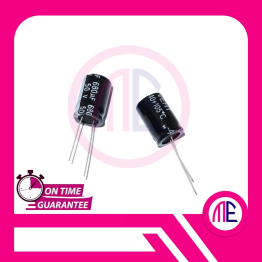 680uF 50V DIP2 (L= 1.9 cm W= 1.1 cm)