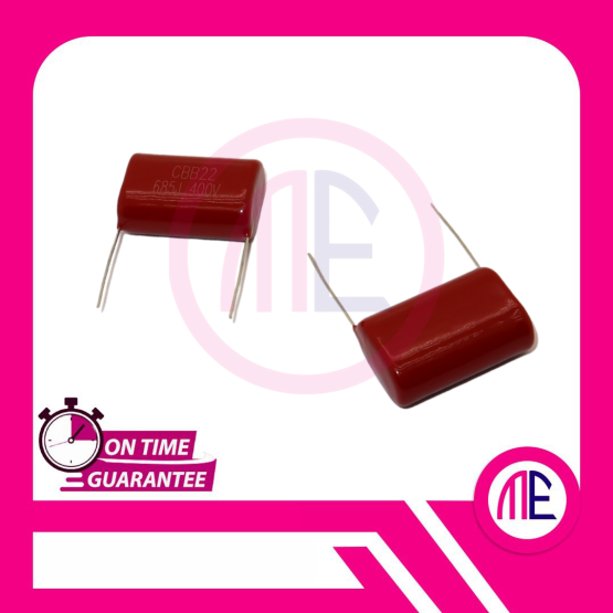 CBB22 685J 400V - CBB22 6.8uF 400V DIP2 P= 3cm