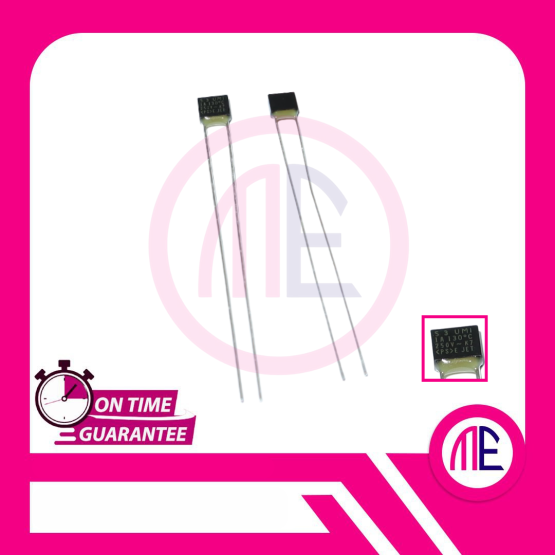 S3 1A 130C 250V Fuse Thermal - Thermal Cut Off DIP2 - Black Square