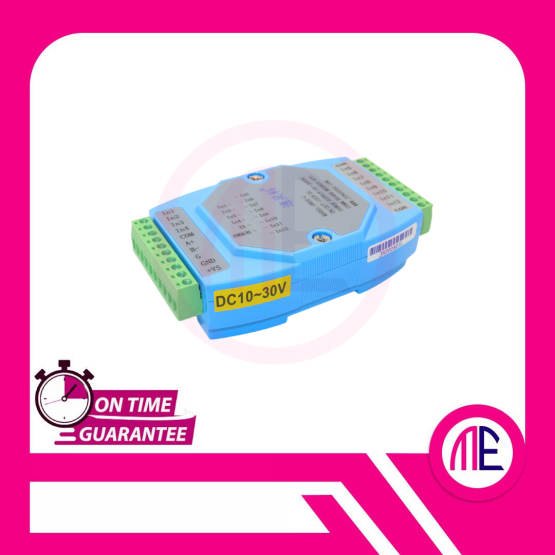 SW02-C - RS485 MODBUS-RTU 10-30VDC 12CH DI ANALOG INPUT MODULE