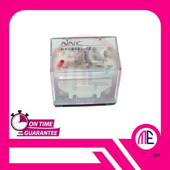 NNC68AL-4Z 12A 240VAC-28VDC - 2 RED Indicator - 14 Pin