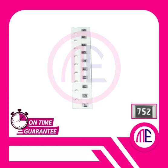 RESISTOR 752 - 7.5K OHM (Seperdelapan) 1/8W SMD0805