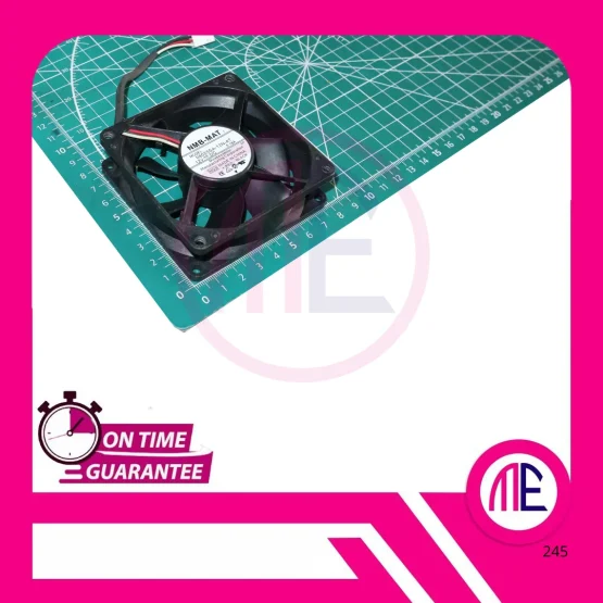 08025SA-12N-AT 12VDC 0.18A FAN (3 Cable - 8x8x2.5cm)