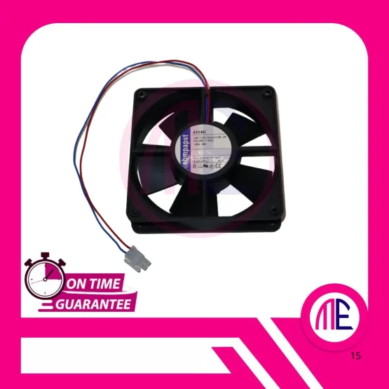 4314U 24VDC 210mA 5.0W (12-28VDC) FAN (2 CABLE - 11.9x11.9x3.2cm)