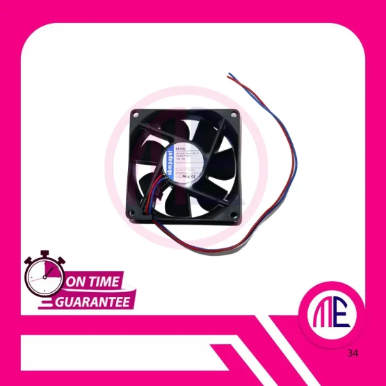 8414N 24VDC 85mA 2W (18-28VDC) FAN (2 Cable - 8x8x2.5cm)