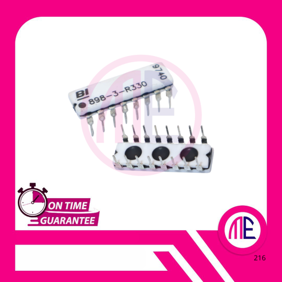 898-3-R330 Resistor Networks Dual-In-Line DIP16