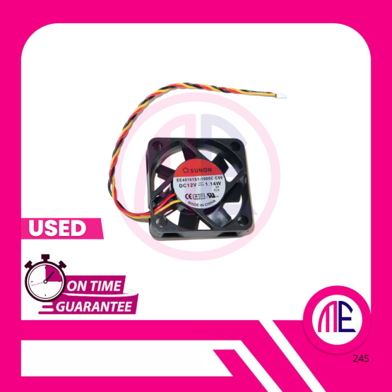 EE40101S1-1000C-C99 DC12V 1.14W FAN (3 Cable - 4x4x1cm) - USED