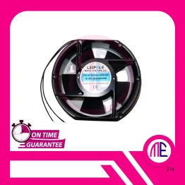 F2E-150S-230 230VAC 50-60Hz 0.25-0.23A 38-26W 2500-2600RPM FAN (2 Cable - 17.1x15.2x5cm)