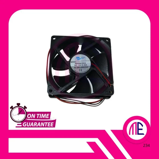 HDH0912UA DC12V 0.30A FAN (2 Cable - 9.2x9.2x2.5cm)