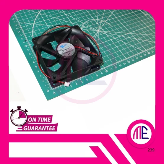 HDH0912UA DC12V 0.30A FAN (2 Cable - 9.2x9.2x2.5cm)