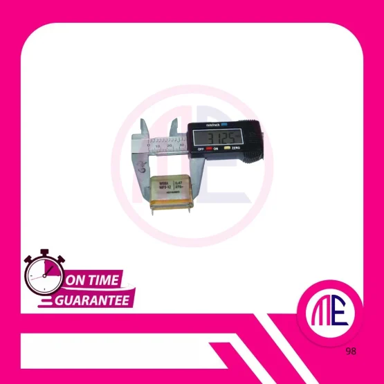 MP3-X2 0.47uF 275V DIP2 (L=3.1 W= 2.3 cm)