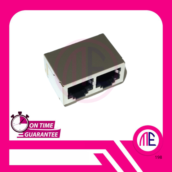 RJ45 1x2 Dual Port Magnetic Connectors