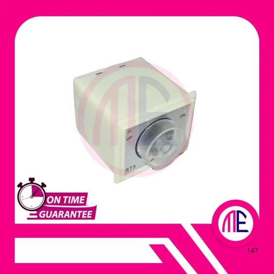 ST3 0-3SEC AC220V Timer Heating Time Relay Regulator 4Pin