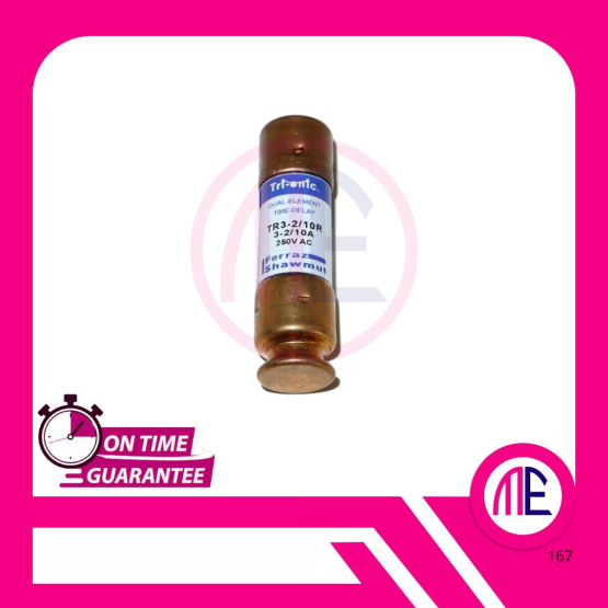 TR3-2-10R 3-2-10A 250VAC RK5 200.000A Dual-Element Time-Delay Fuse - 5.6x1.8cm