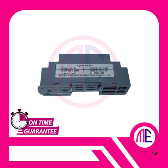 HDH-22 (In = DC 4-20mA Class = 0.1%FS Power = DC12-28V Out = 0-10V) Signal Isolator