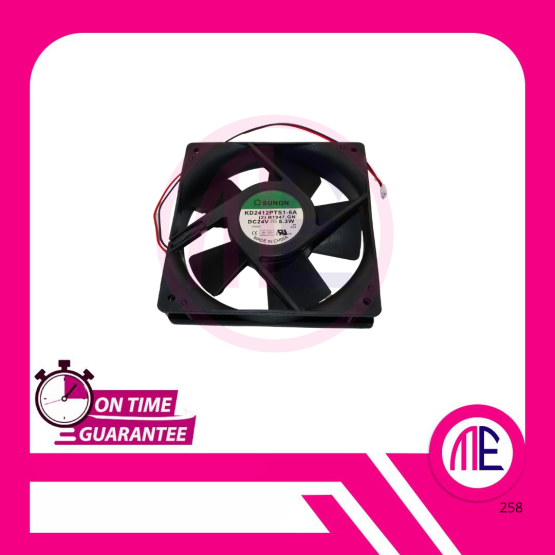 KD2412PTS1-6A DC24V 5.3W FAN (2 Cable - 12x12x2.5mm)