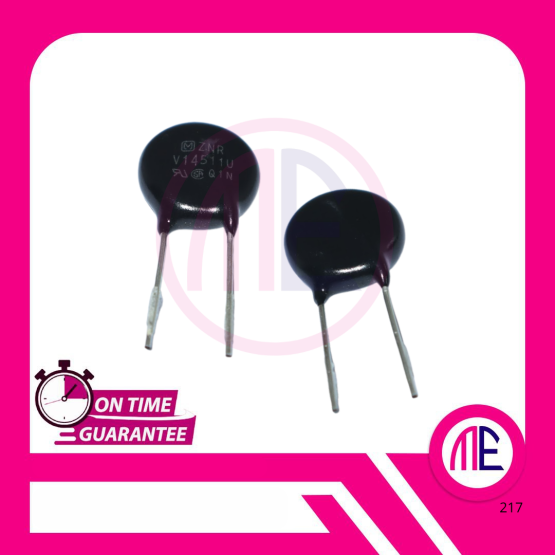 V14511U - ERZV14D511 - 14mm Disk 510V DIP2 - Straight Pin
