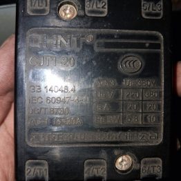 CJT1-20 AC 3 220-380V 20A 58-10KW CHINT AC CONTACTOR